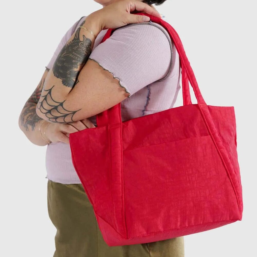 Baggu Mini Cloud Bag in Candy Apple Red